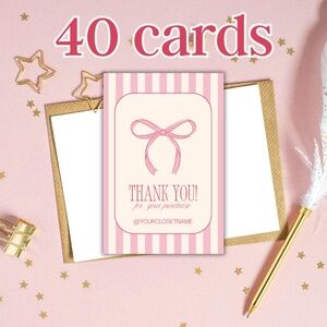 Business Cards Custom Closet Name included